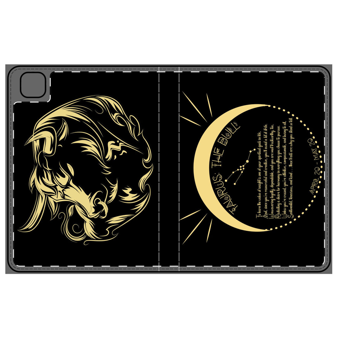 Taurus Acrostic Poem Elegant Tablet Folio Case