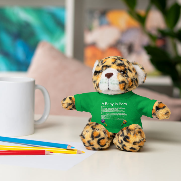 A Baby is Born Acrostic Poem Stuffed Animal Collection with T-Shirt - Wings