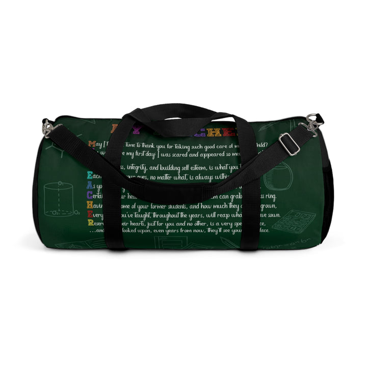 Sweetheart Acrostic Poem Duffel Bag