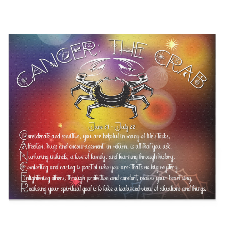 "Cancer" Acrostic Poem Horoscope Puzzle - Beams
