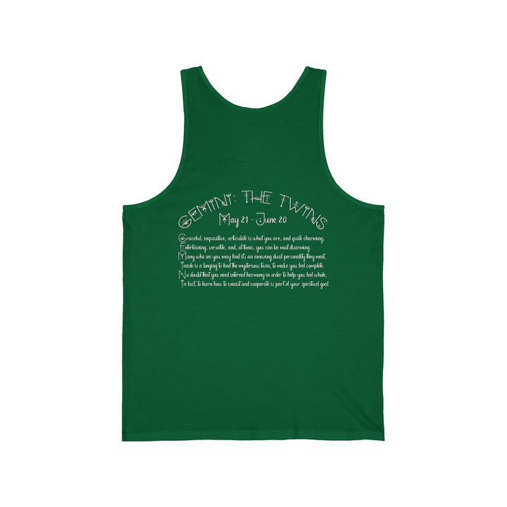 “Gemini”  Unisex Acrostic Poem Jersey Tank