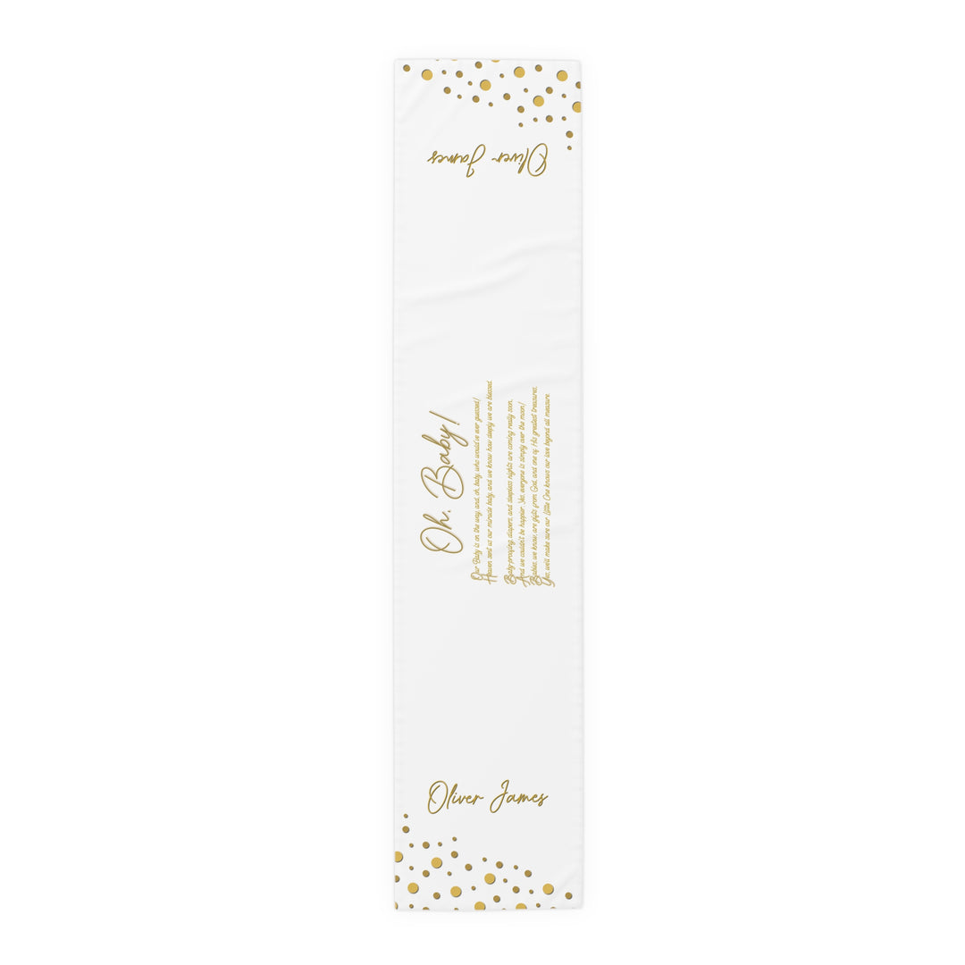 Oh, Baby Table Runner - Personalized