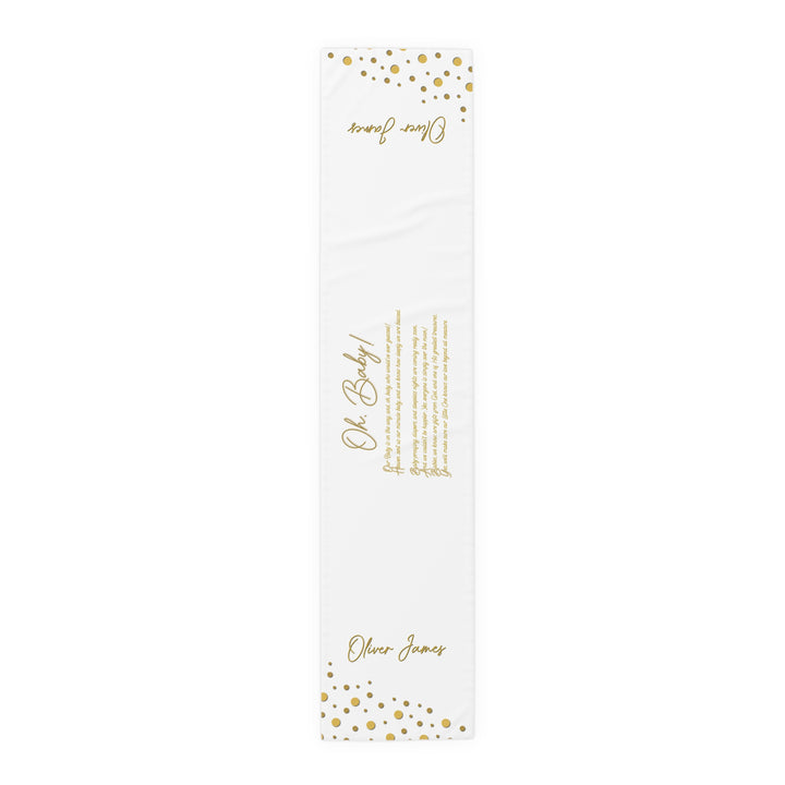 Oh, Baby Table Runner - Personalized