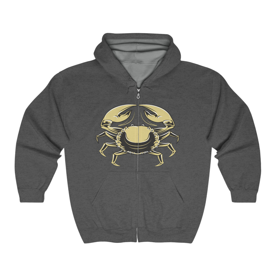 Written in the Stars Unisex Full Zip Hooded Sweatshirt - Cancer
