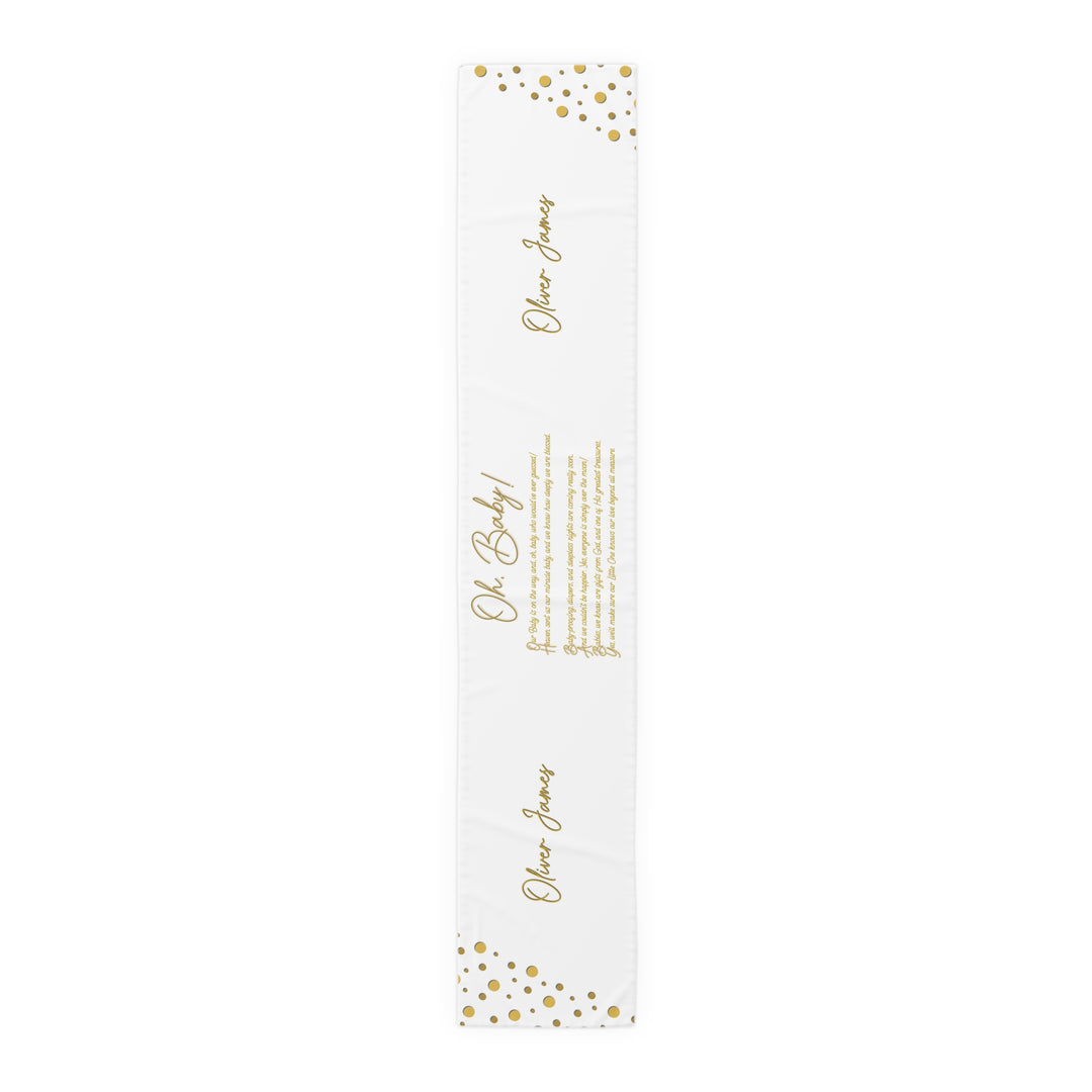 “Oh, Baby” Table Runner - Personalized