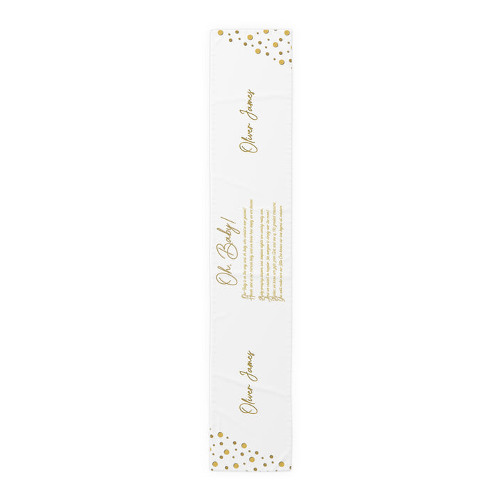 “Oh, Baby” Table Runner - Personalized