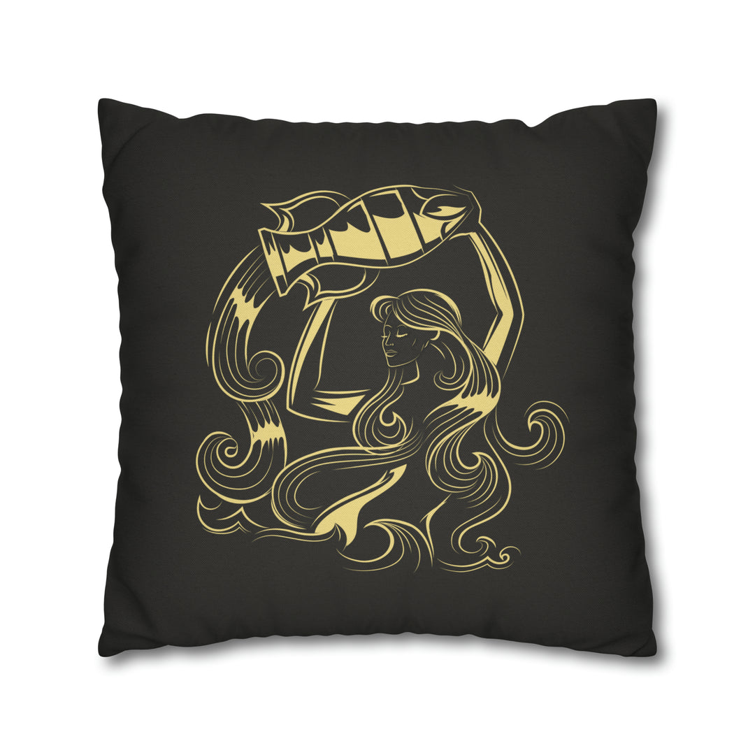 Written in the Stars Pillowcase/Cover Spelling Out "Aries"