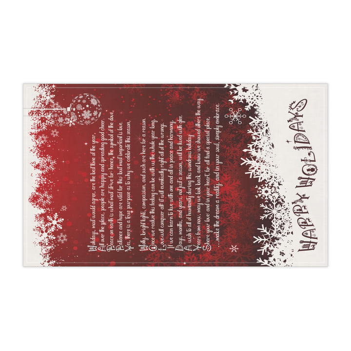 It's Just a Phrase Kitchen Towel - Happy Holidays