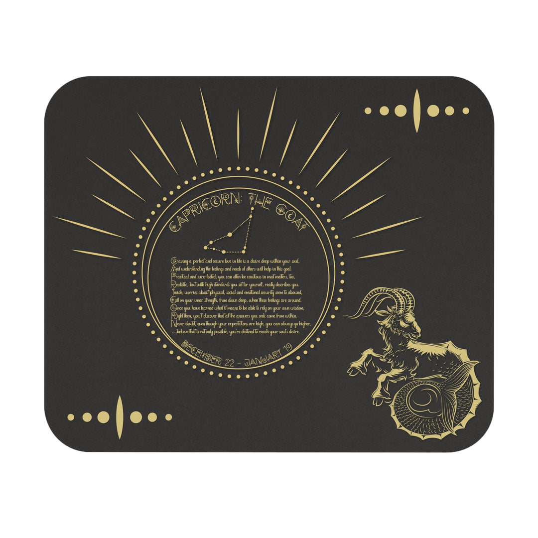 Written in the Stars Acrostic Poem Mouse Pad - "Capricorn"
