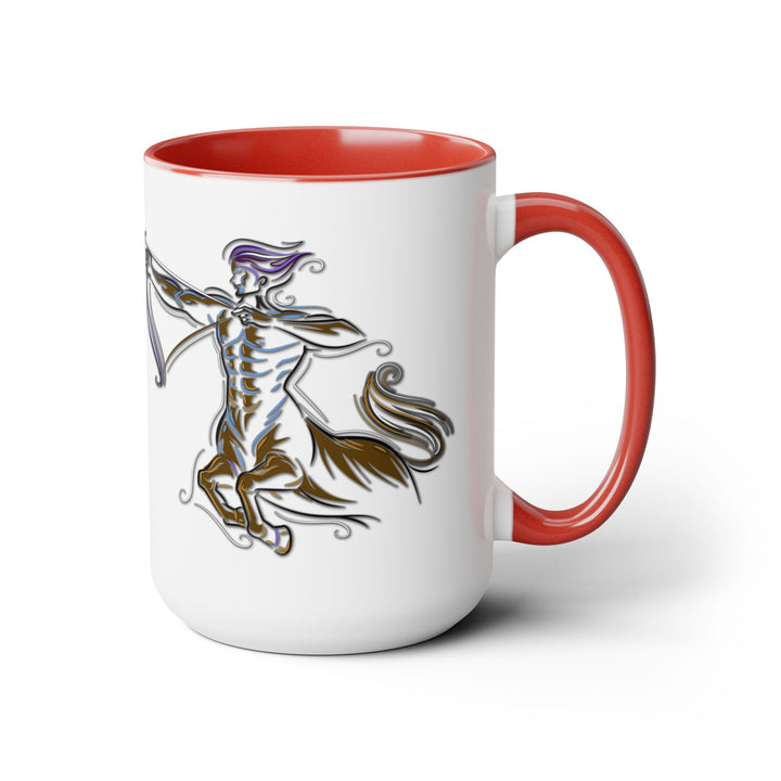 Sagittarius Two-Tone Coffee Mugs - 15oz