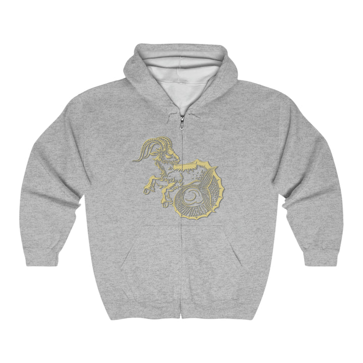 Written in the Stars Unisex Full Zip Hooded Sweatshirt - Capricorn