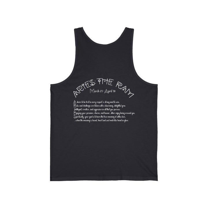 “Aries”  Unisex Acrostic Poem Jersey Tank
