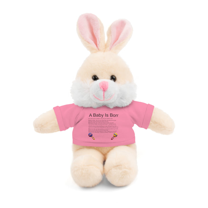 A Baby is Born Acrostic Poem Stuffed Animal Collection with T-Shirt - Wings