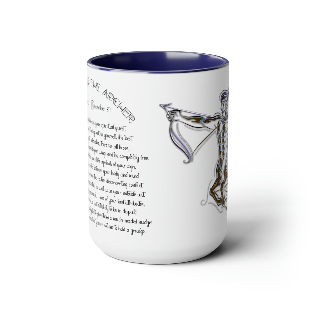 Written in the Stars Two-Tone Coffee Mugs - 15oz - Sagittarius