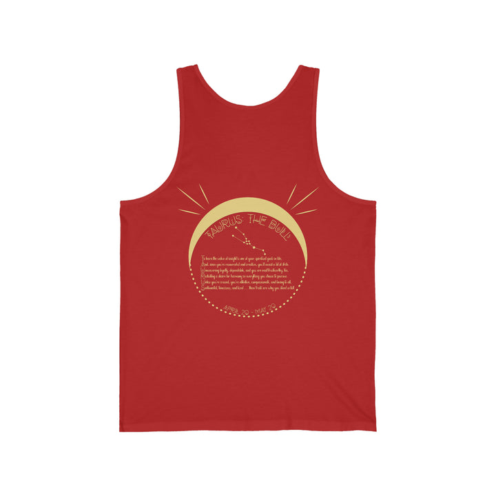 Written in the Stars Unisex Jersey Tank - Taurus