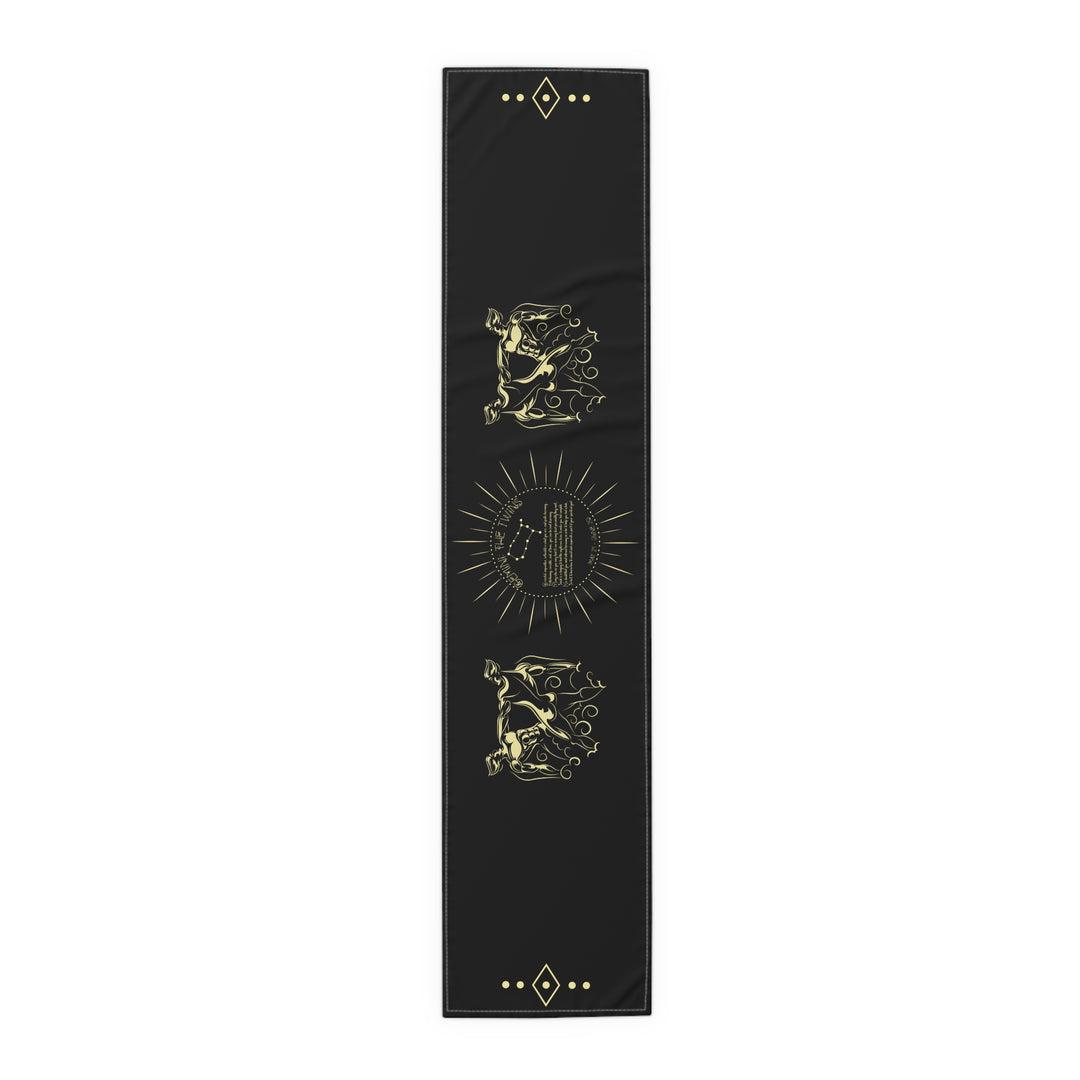 Gemini Acrostic Poem Table Runner