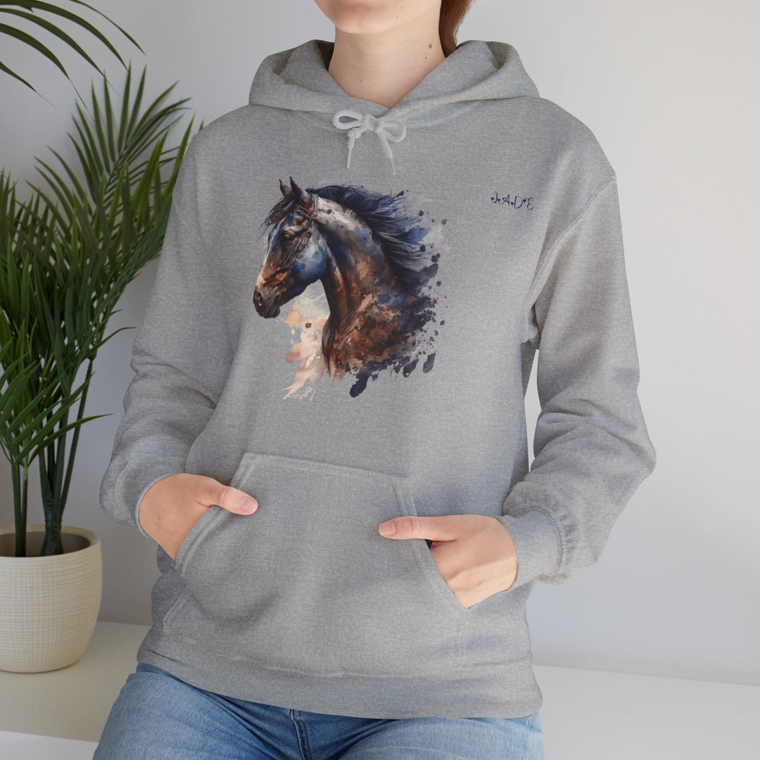 Namesakes, Personalized Acrostic Name Hoodie with Horse Graphic