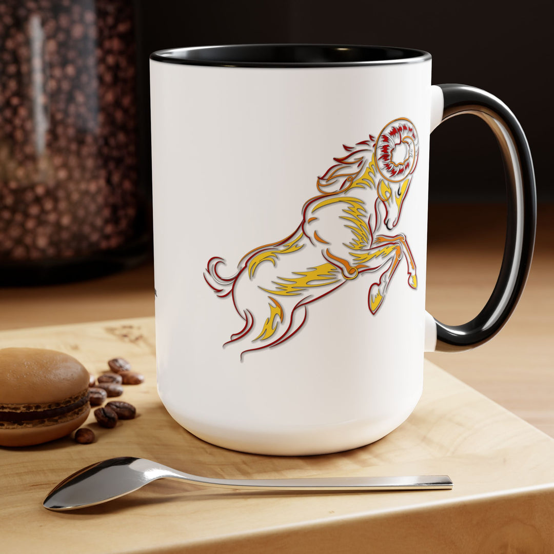 Aries Two-Tone Coffee Mugs - 15oz