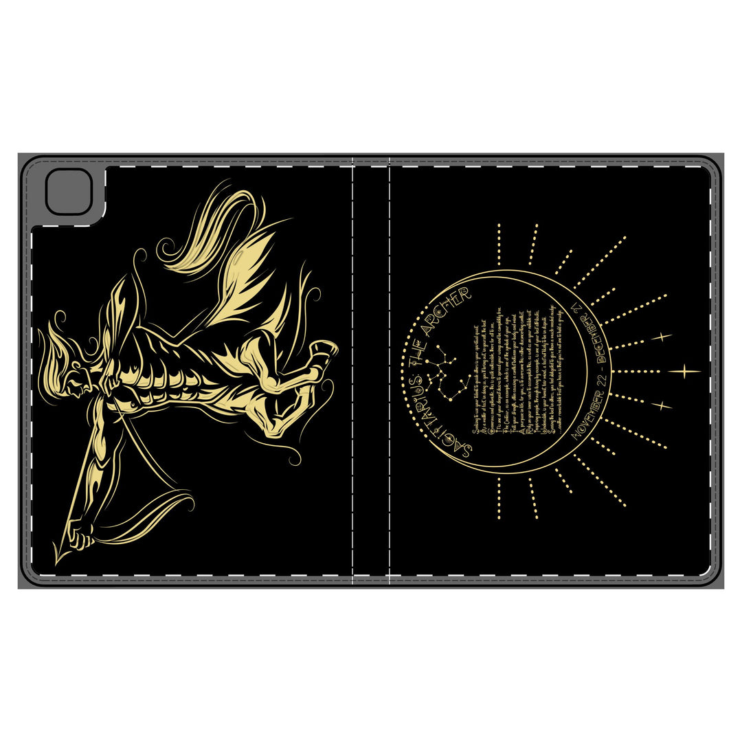 Sagittarius Acrostic Poem Elegant Tablet Folio Case
