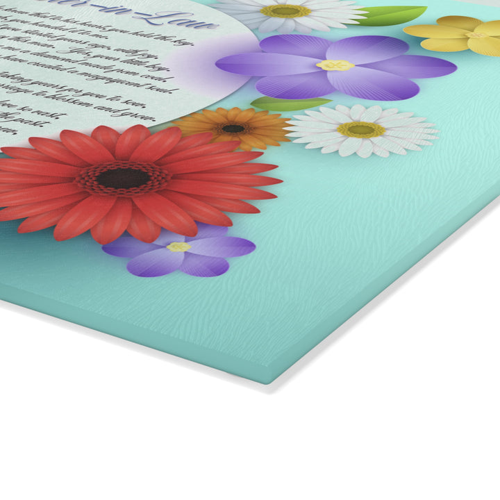 It's Just a Phrase Glass Cutting Board - Mother-in-Law