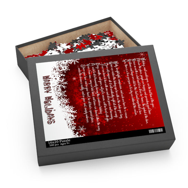 It's Just a Phrase "Happy Holidays" Acrostic Puzzle