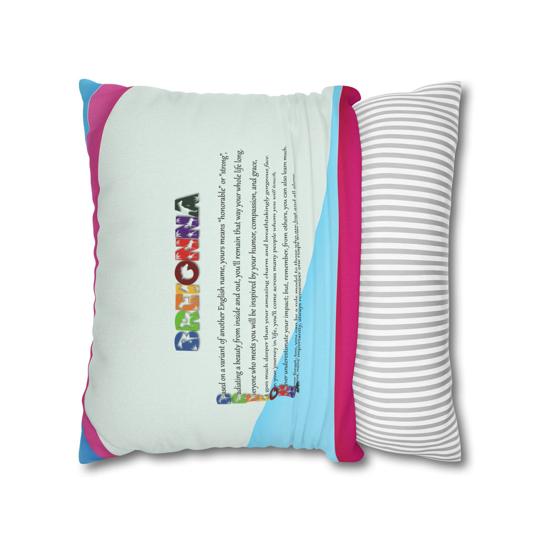 Namesakes Pillow Cover - Vibrant Horse Design