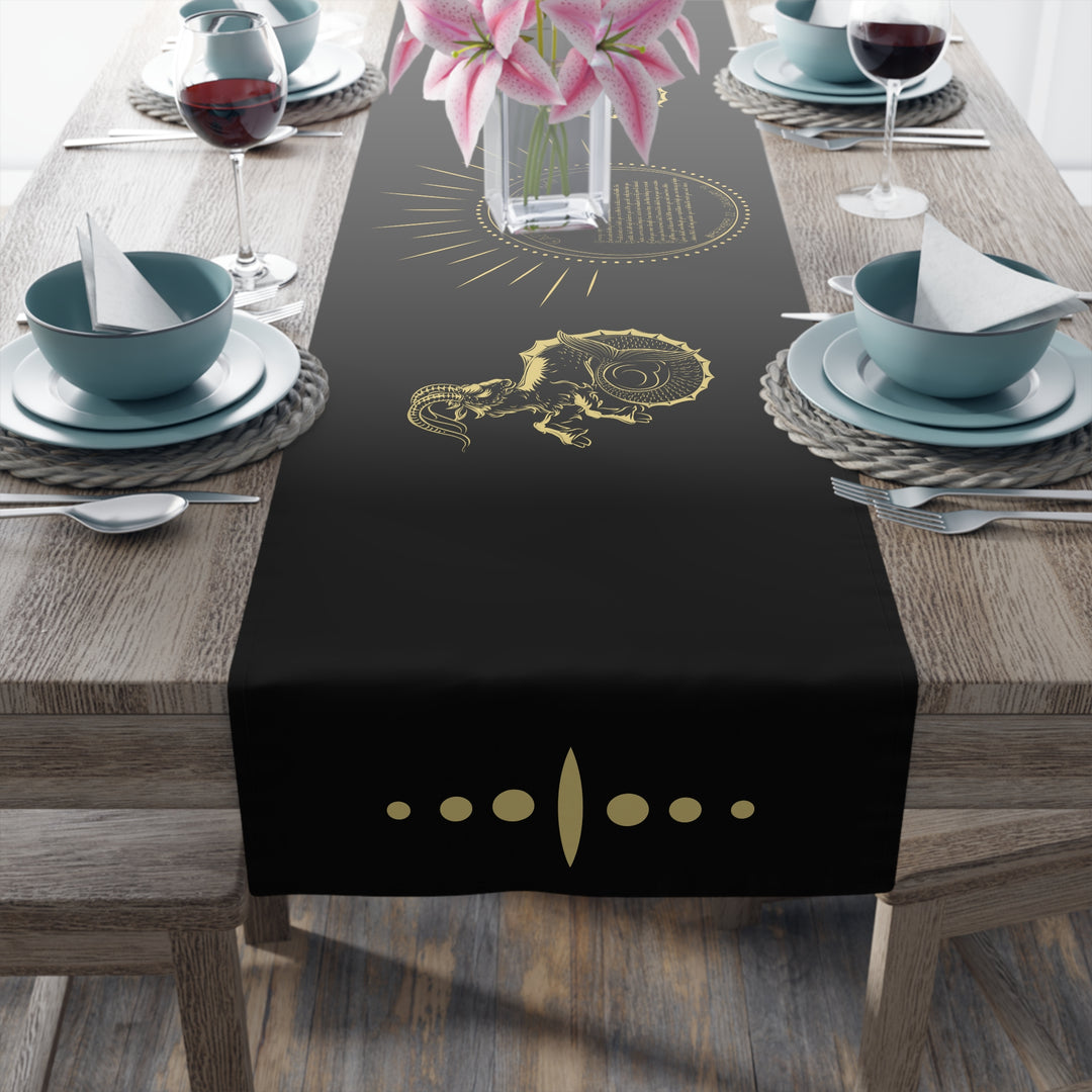 Capricorn Acrostic Poem Table Runner