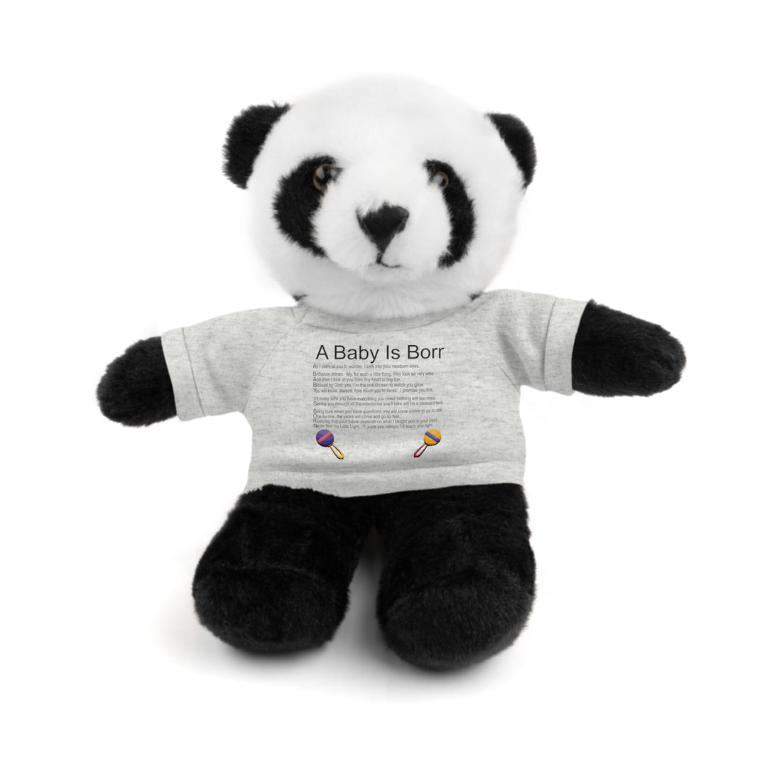 A Baby is Born Acrostic Poem Stuffed Animal Collection with T-Shirt - Wings