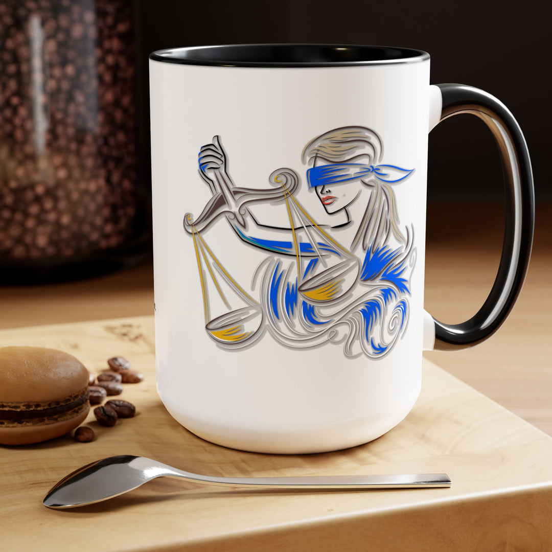 Libra Two-Tone Coffee Mugs - 15oz
