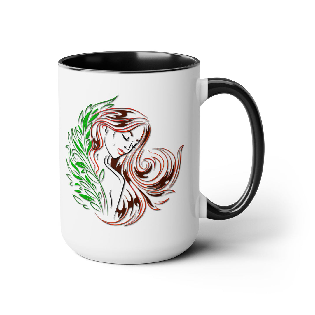 Virgo Acrostic Poem Two-Tone Coffee Mugs - 15oz