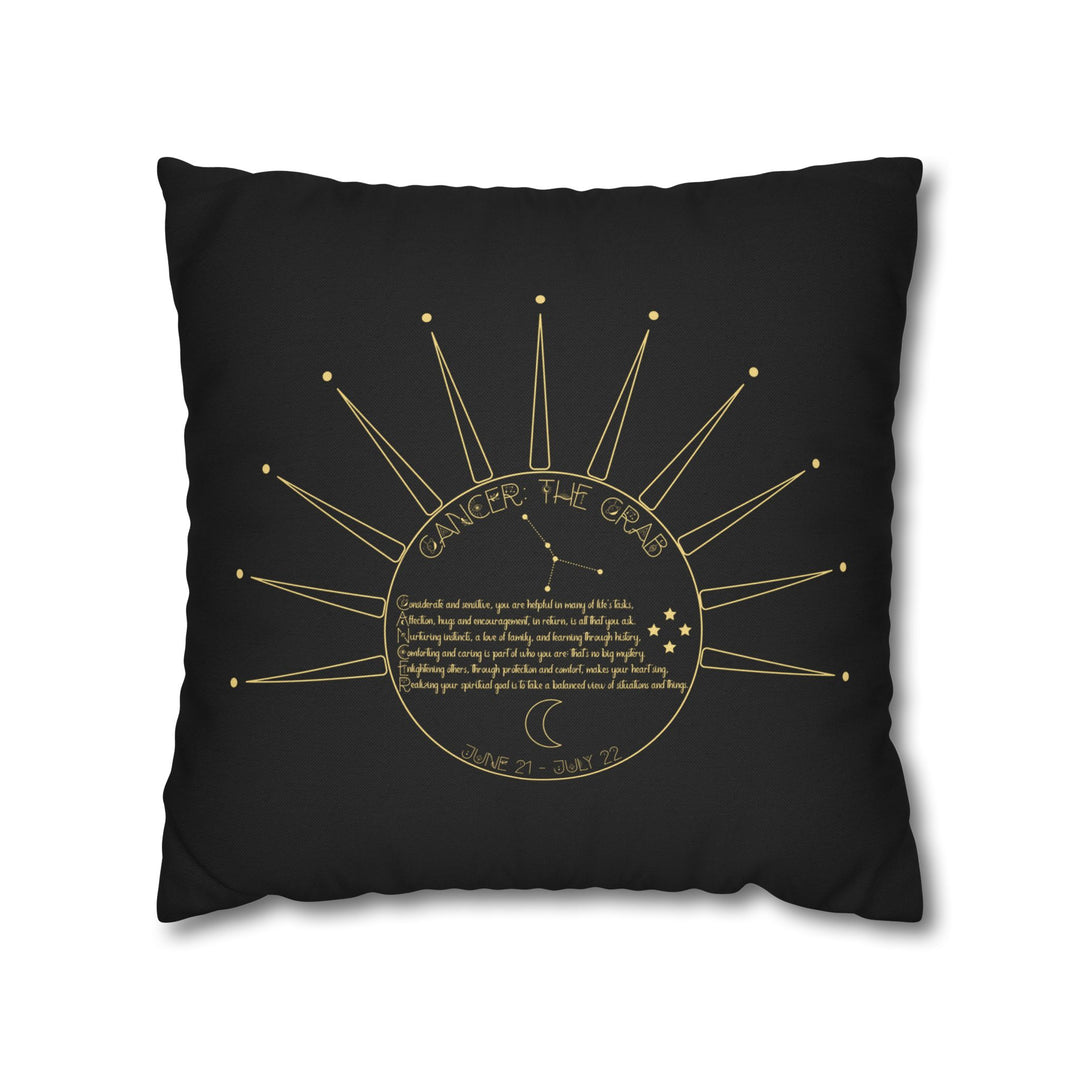 Cancer Acrostic Poem Pillow Cover