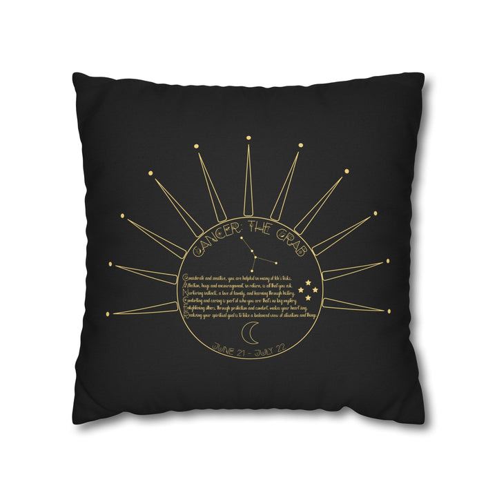 Cancer Acrostic Poem Pillow Cover