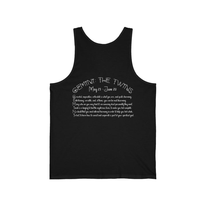“Gemini”  Unisex Acrostic Poem Jersey Tank