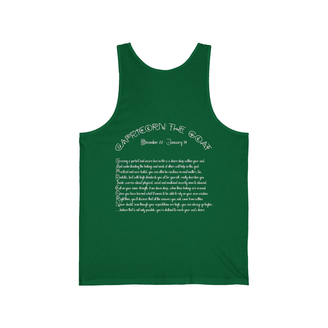 “Scorpio” Unisex Acrostic Poem Jersey Tank