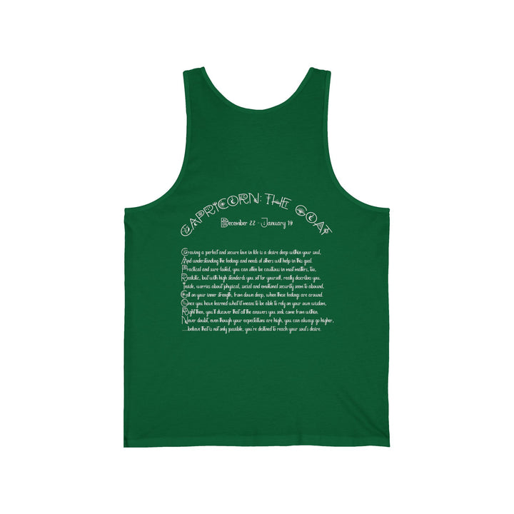 “Scorpio” Unisex Acrostic Poem Jersey Tank