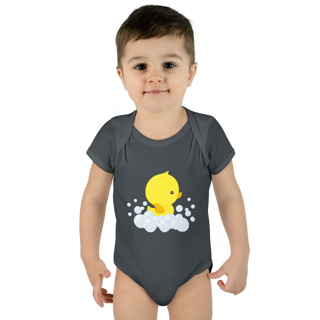Baby Steps "It's a Boy" Acrostic Poem Bodysuit - Ducky Design