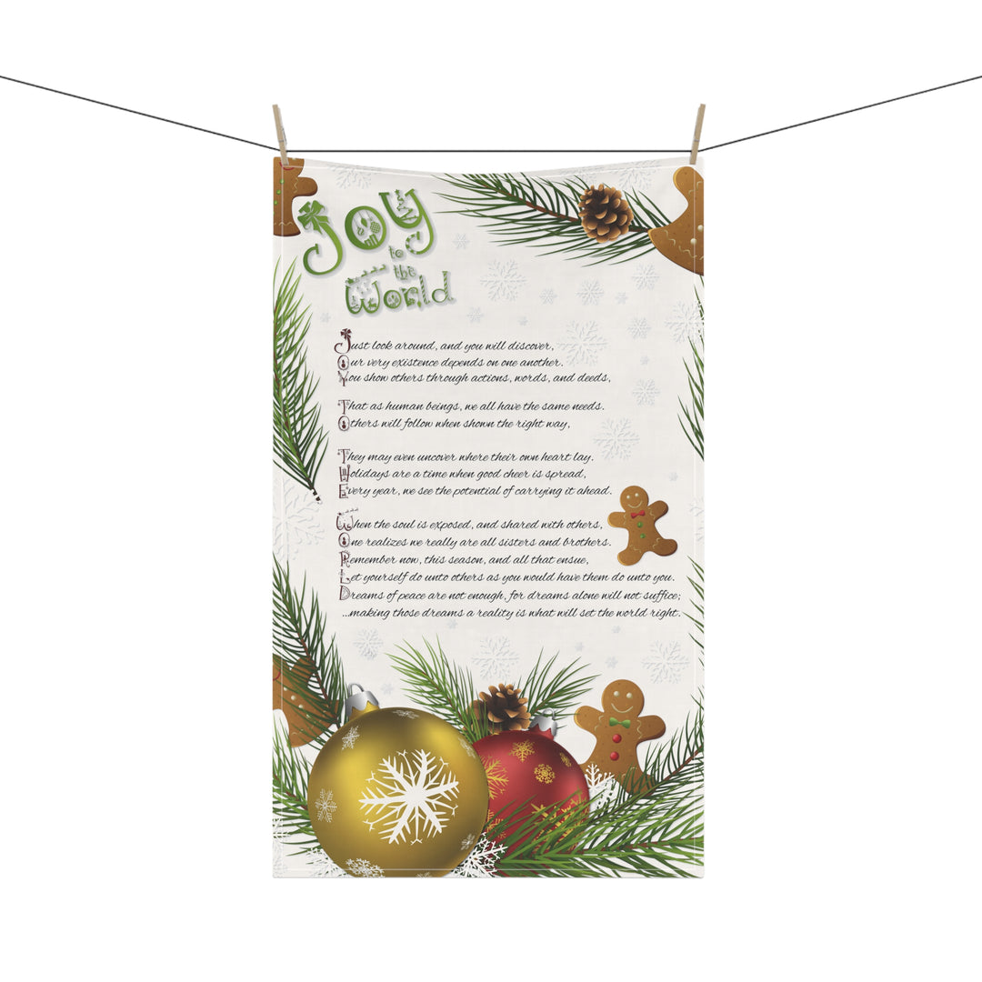 It's Just a Phrase Kitchen Towel - Joy to the World