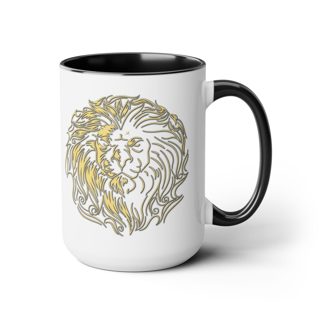Leo Two-Tone Coffee Mugs - 15oz