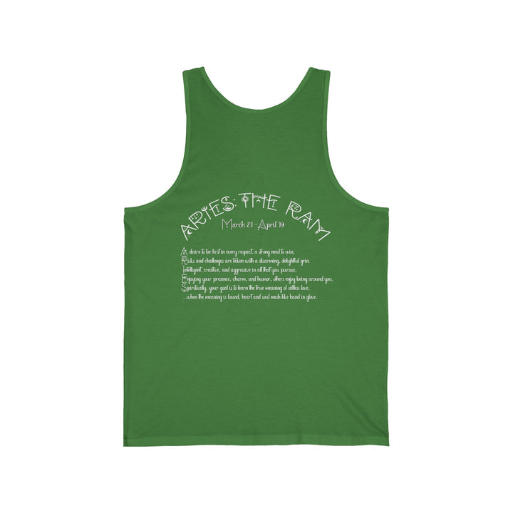 “Aries”  Unisex Acrostic Poem Jersey Tank