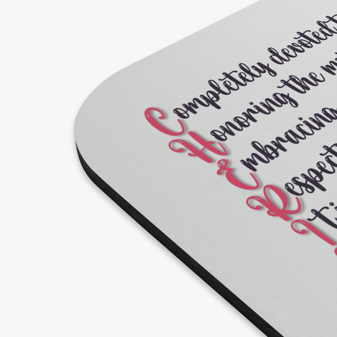 It's Just a Phrase Acrostic Poem Mouse Pad - "Cherish"