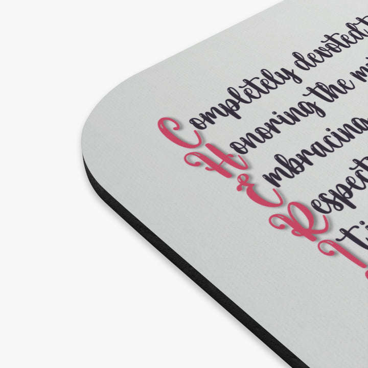 It's Just a Phrase Acrostic Poem Mouse Pad - "Cherish"