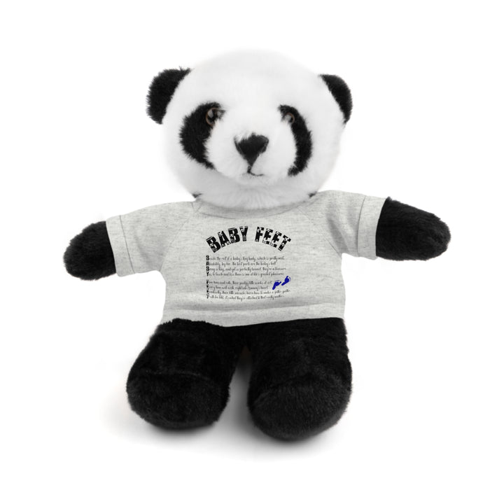 Baby Steps Stuffed Animals with Tee - Baby Feet - Blue Footprints