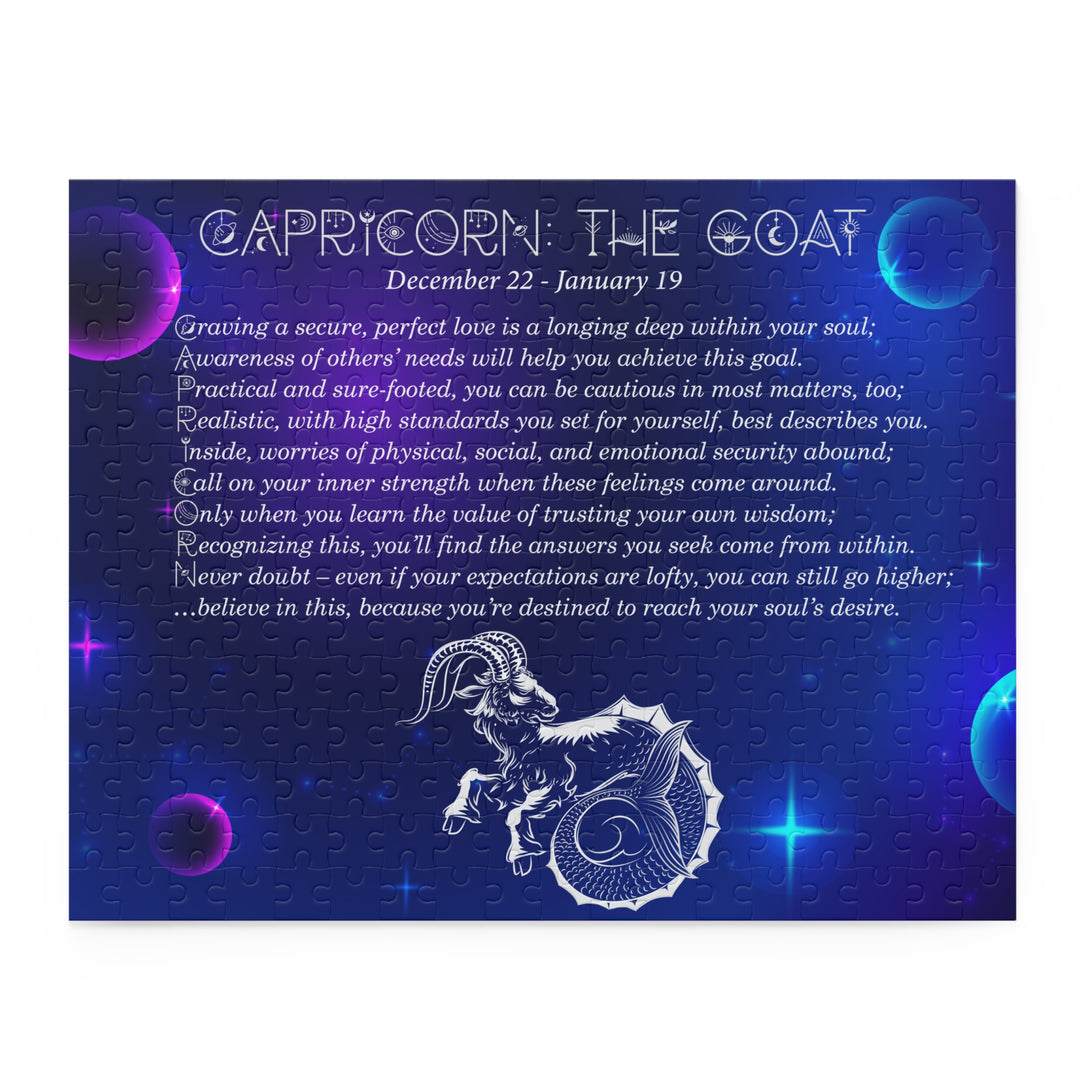 Capricorn Acrostic Poem Puzzle