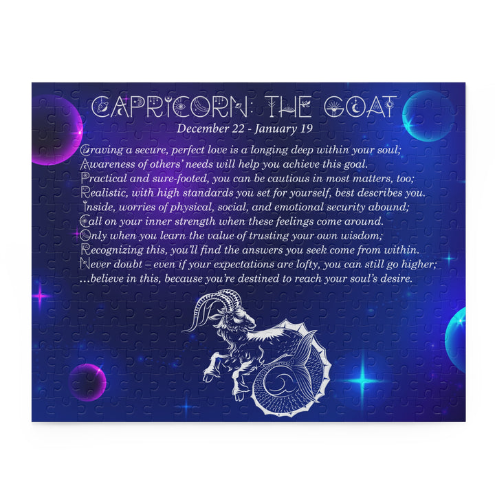 Capricorn Acrostic Poem Puzzle