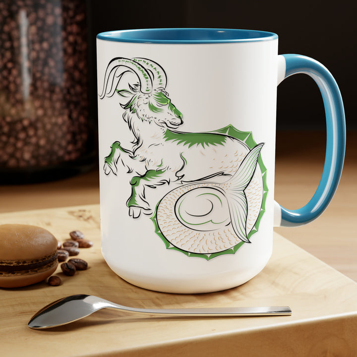 Written in the Stars Two-Tone Coffee Mugs - 15oz - Capricorn