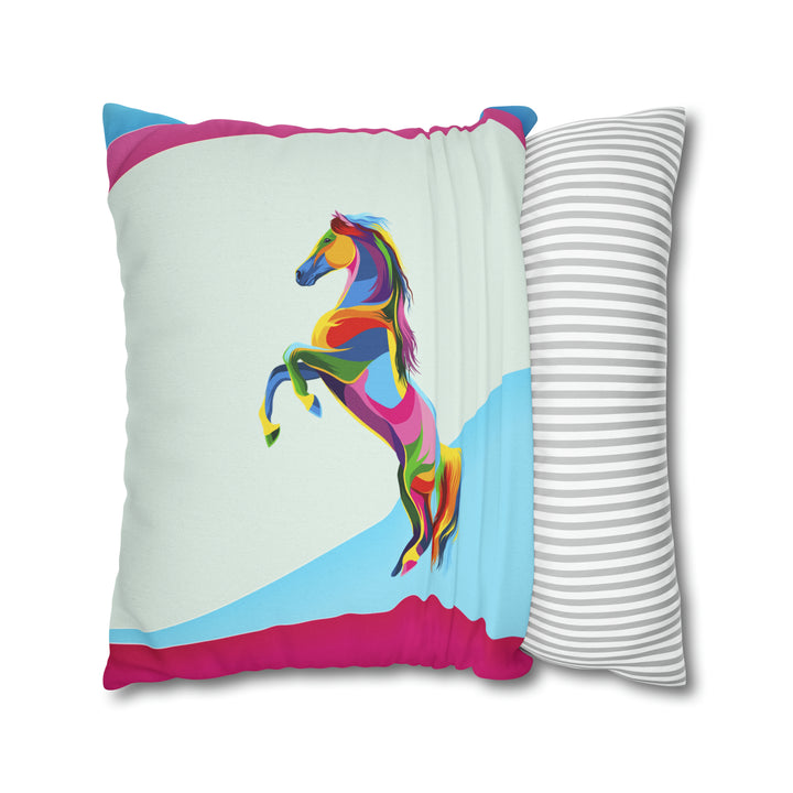 Namesakes Pillow Case Cover - Vibrant Horse Design