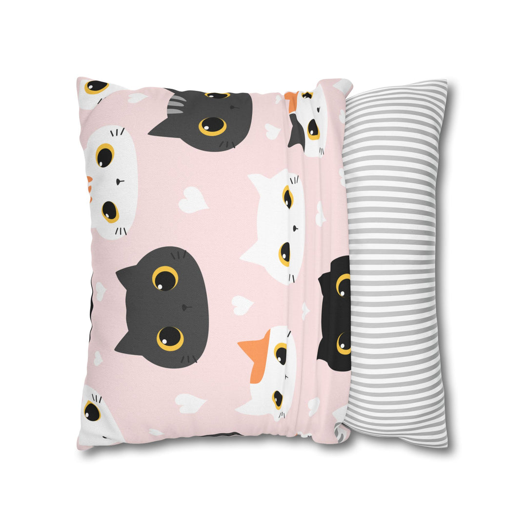 Namesakes Acrostic Poem Pillow Cover - Kitty Design