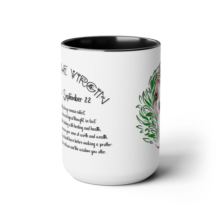 Virgo Acrostic Poem Two-Tone Coffee Mugs - 15oz