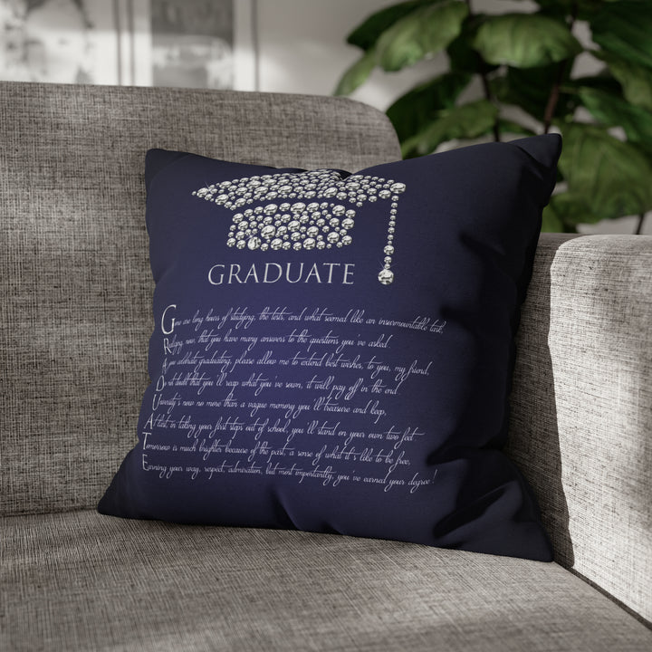 It's Just a Phrase "Graduate" Acrostic Poem Pillow Case/Cover