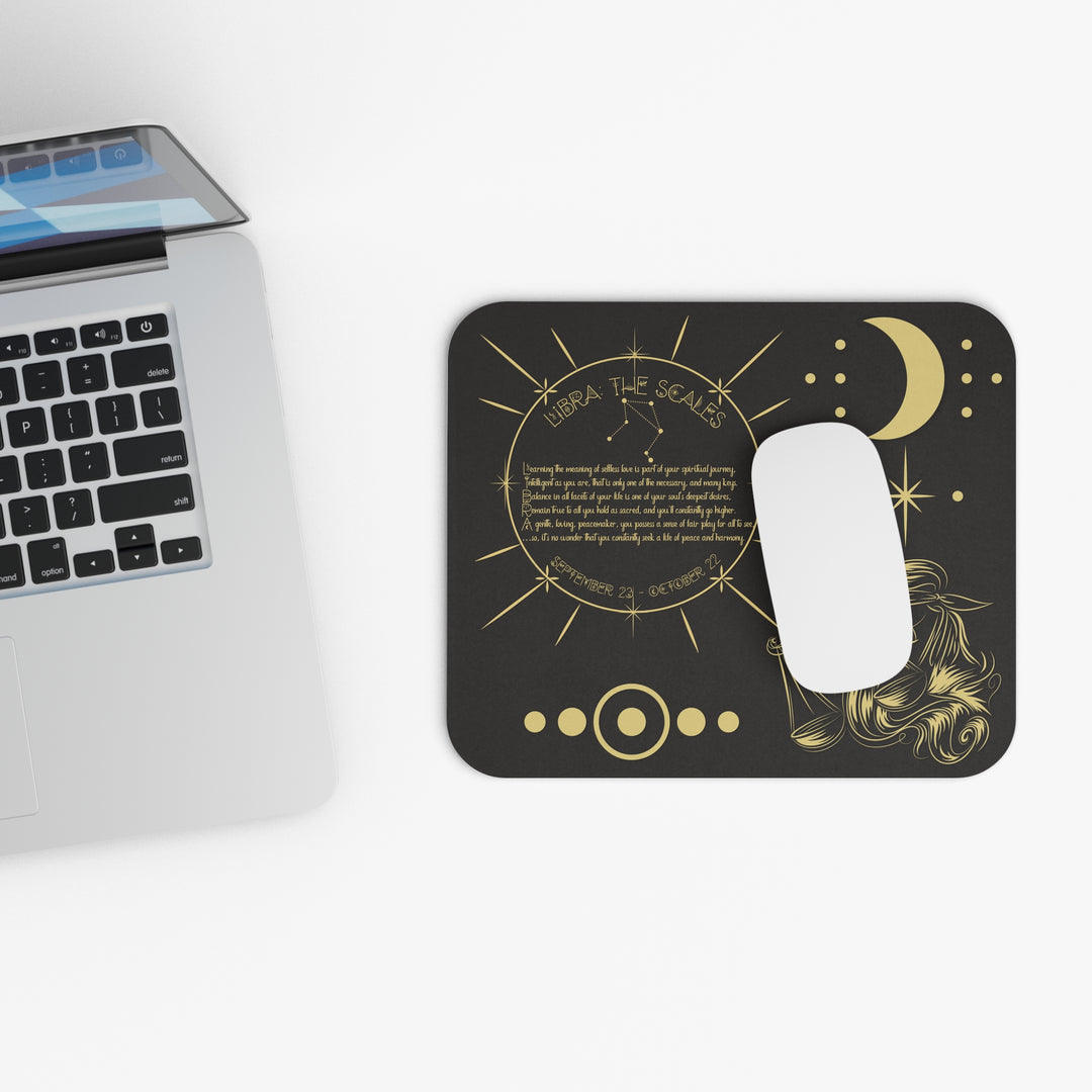 Written in the Stars Acrostic Poem Mouse Pad - "Libra"